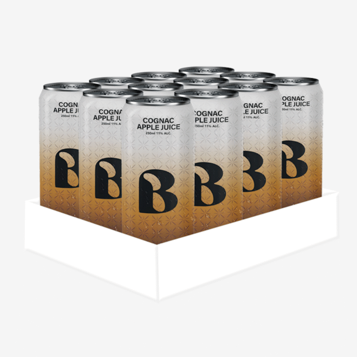 BranQ - Cognac & Apple Juice (12 pack) - Afbeelding 2